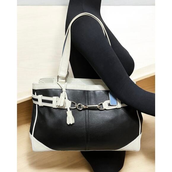 Y2K Coach F10521 Hamilton Leather Satchel Bag - Picture 6 of 15